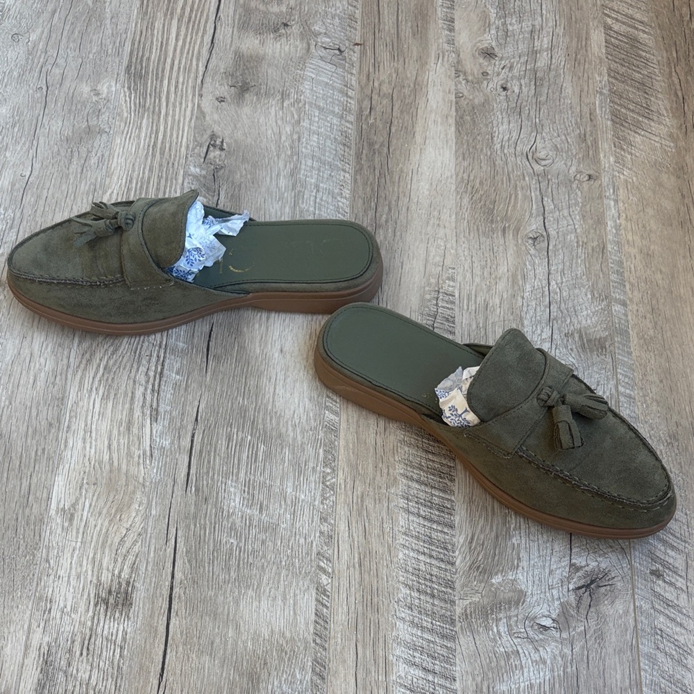 Beach by Matisse Tyra Suede Loafer Mule with Tassels - Picture 4 of 6
